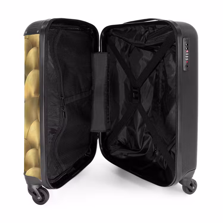 Suitcase - Modern - Circle - Gold — 5