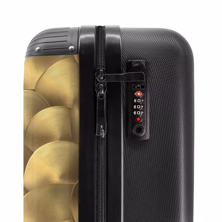 Suitcase - Modern - Circle - Gold — 6