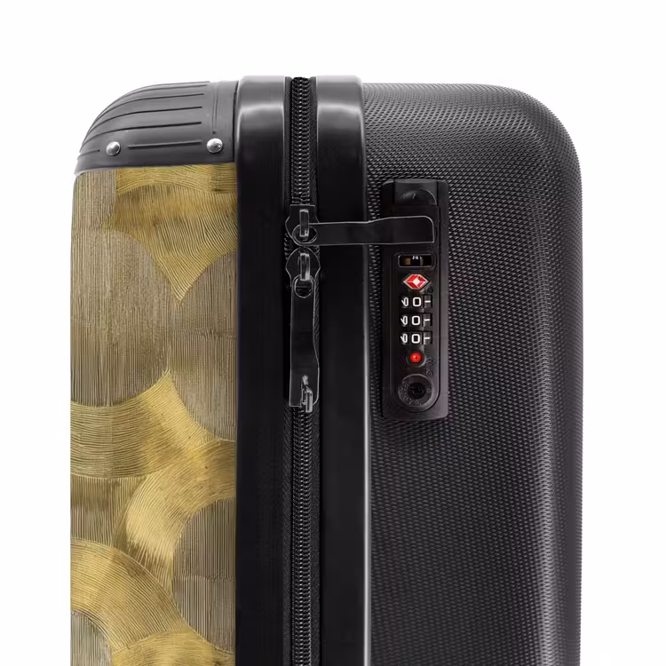 Suitcase - Modern - Geometric - Gold — 6