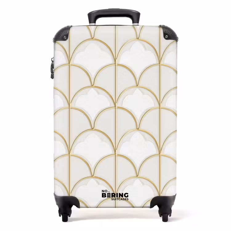Suitcase - Mosaic - Arches - Gold — 1