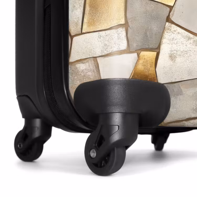 Suitcase - Mosaic - Marble - Gold — 7