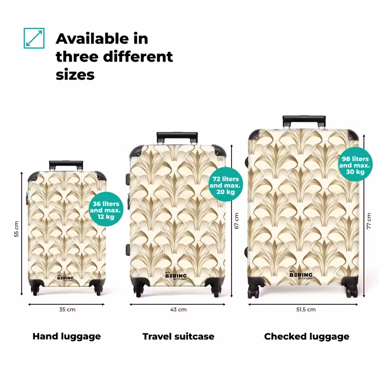 Suitcase - Ornament - Baroque - Gold — 3