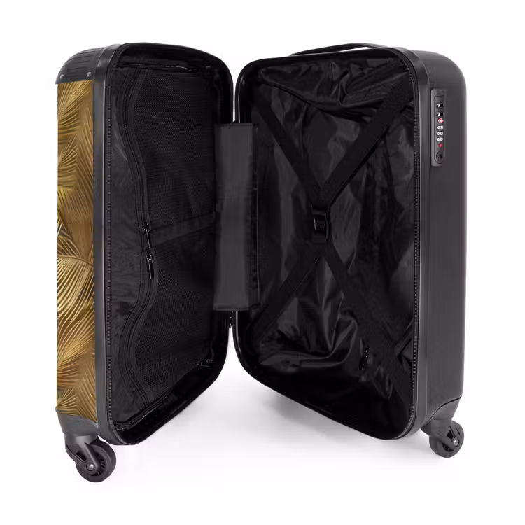 Suitcase - Palm - Fan - Gold — 5