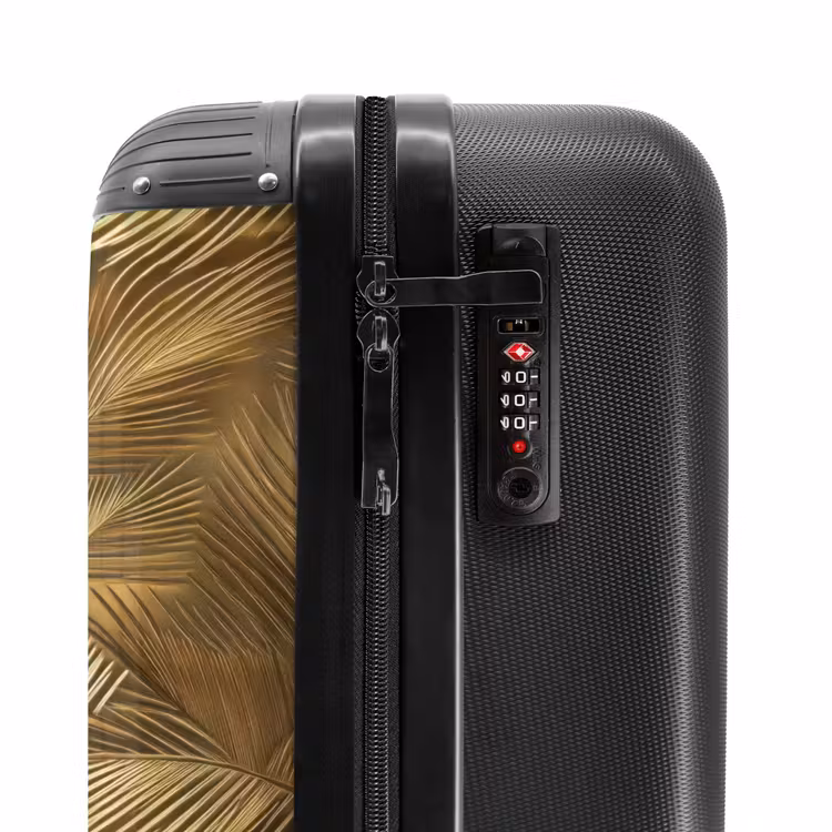 Suitcase - Palm - Fan - Gold — 6