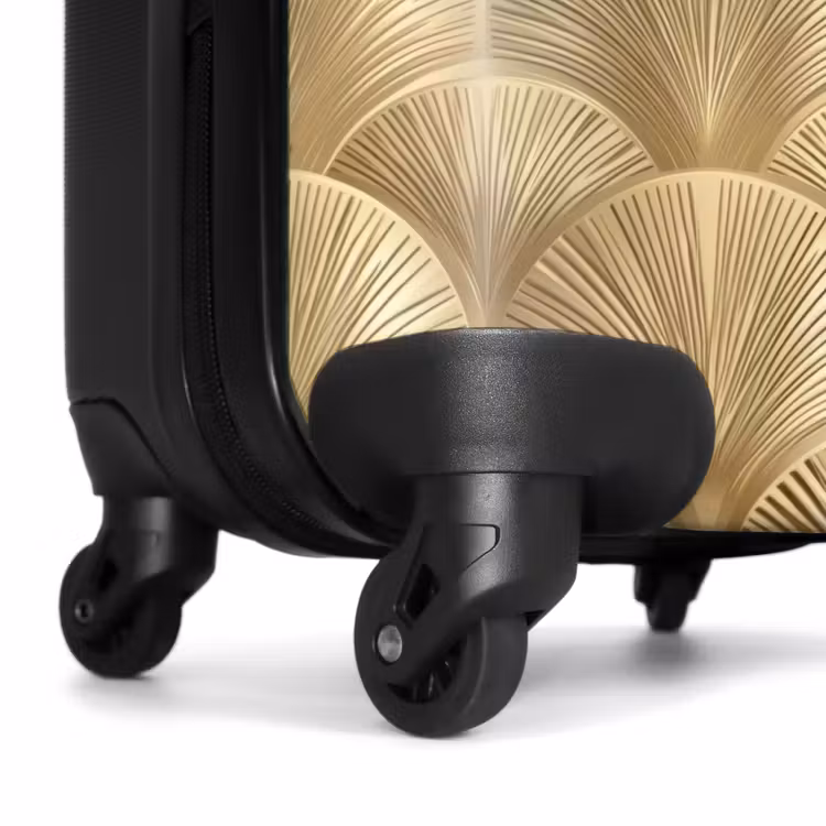 Suitcase - Pattern - Fan - Gold — 7