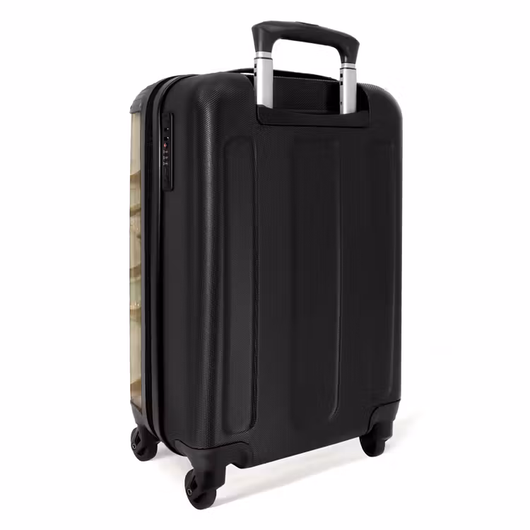 Suitcase - Waves - Pattern - Gold — 4