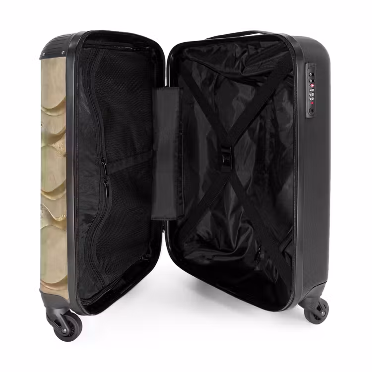 Suitcase - Waves - Pattern - Gold — 5