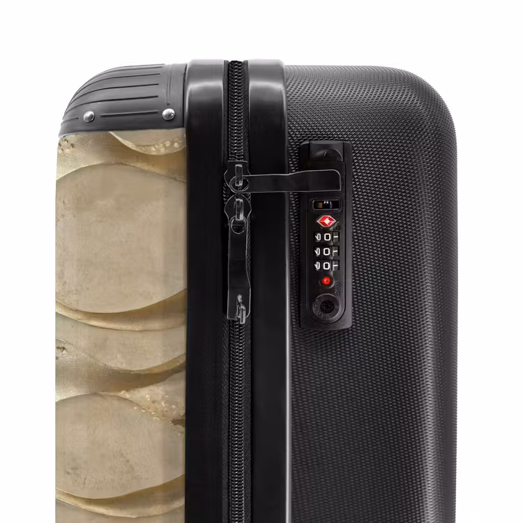 Suitcase - Waves - Pattern - Gold — 6