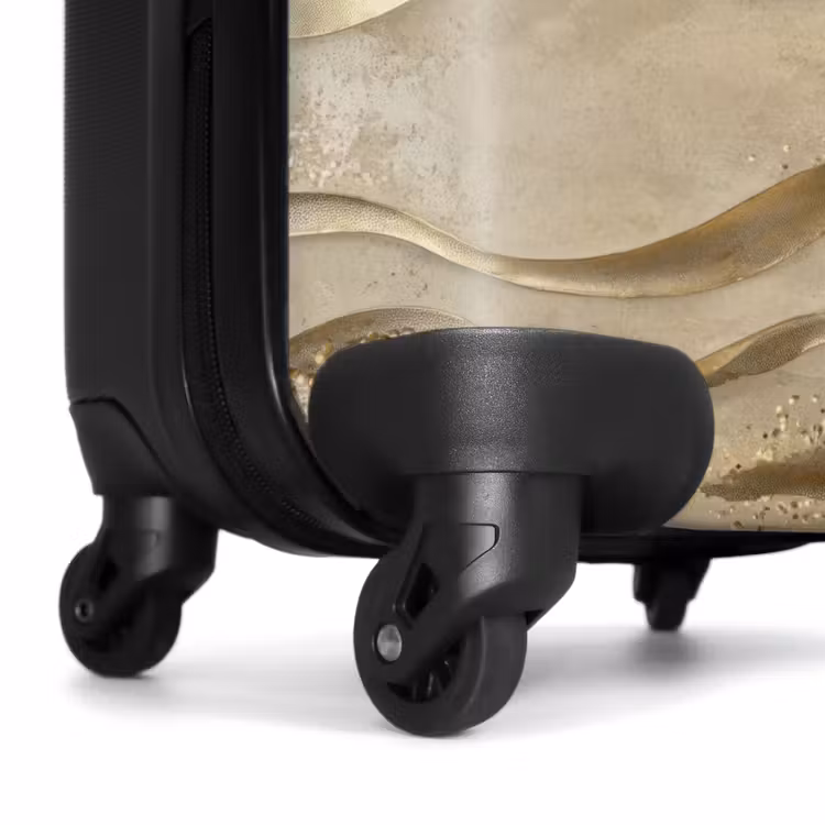 Suitcase - Waves - Pattern - Gold — 7