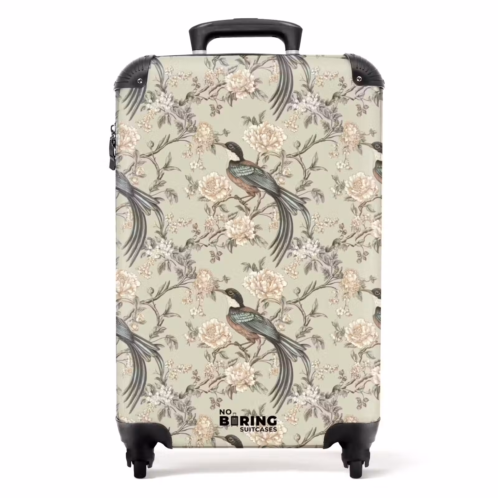 Suitcase - Flower - Bird - Colorful — 1