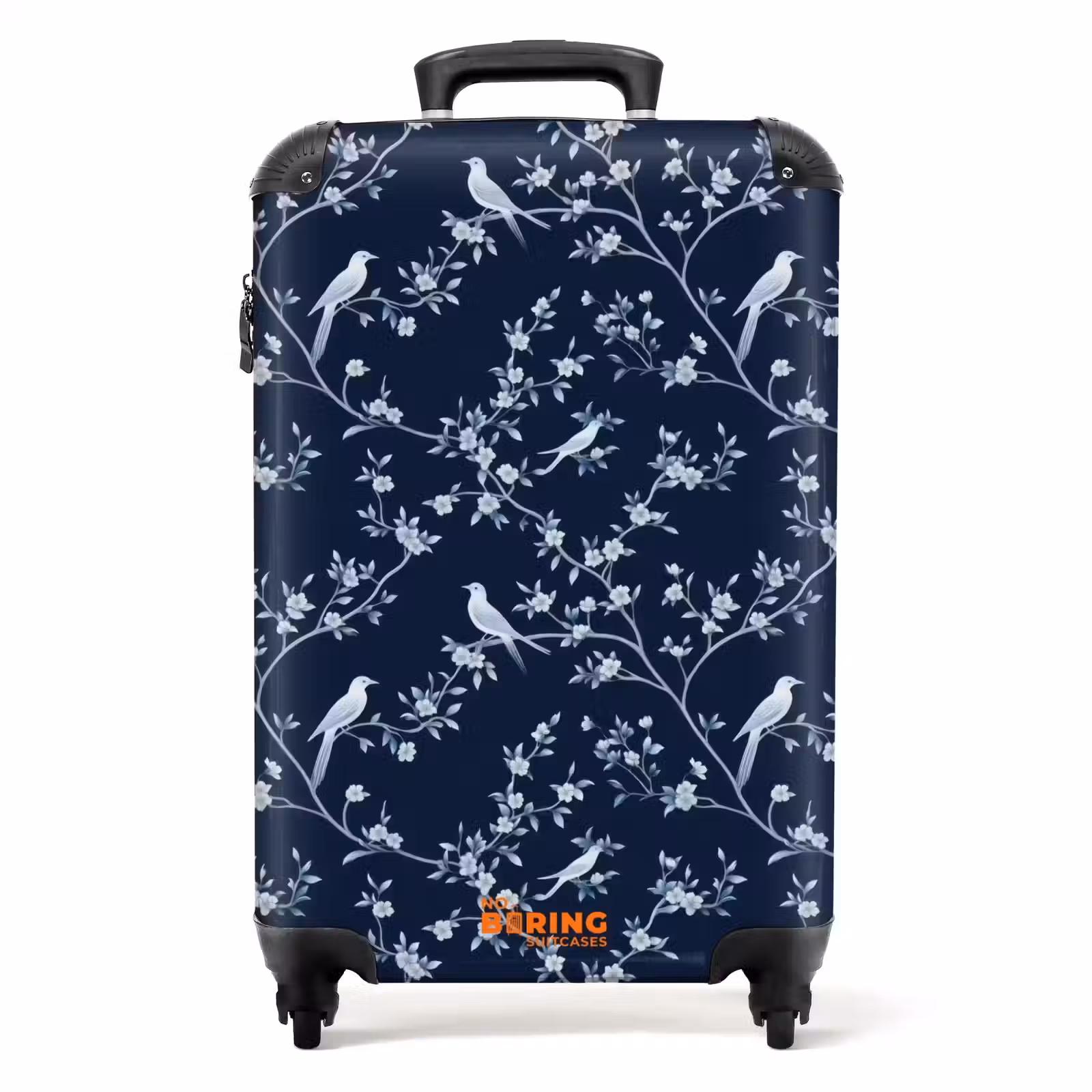 Suitcase - Graphic - Blossom Branch - Blue — 1