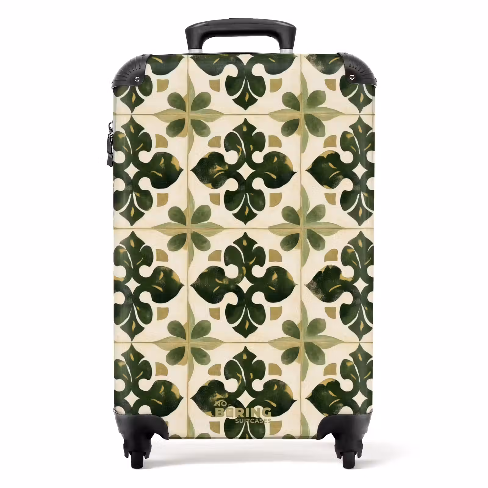 Suitcase - Pattern - Tile - Green — 1