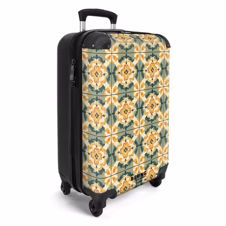 Suitcase - Ceramics - Weathered - Colorful — 2