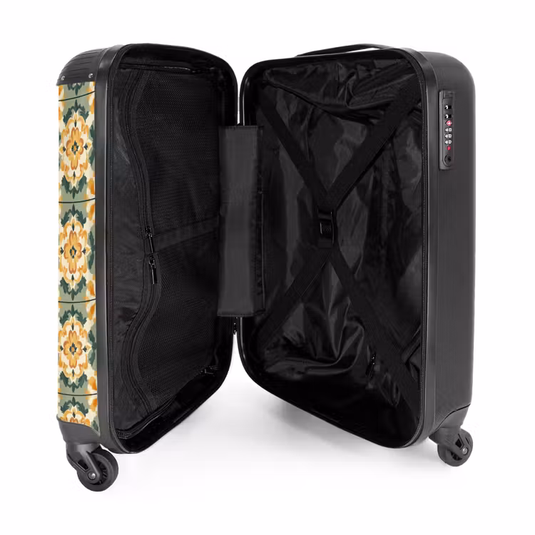 Suitcase - Ceramics - Weathered - Colorful — 5