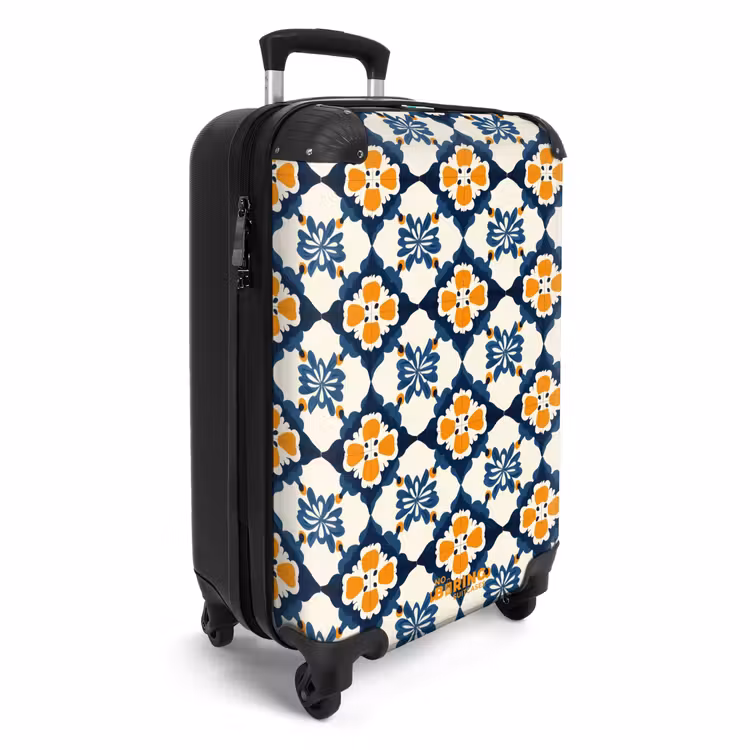 Suitcase - Classic - Geometric - Blue — 2