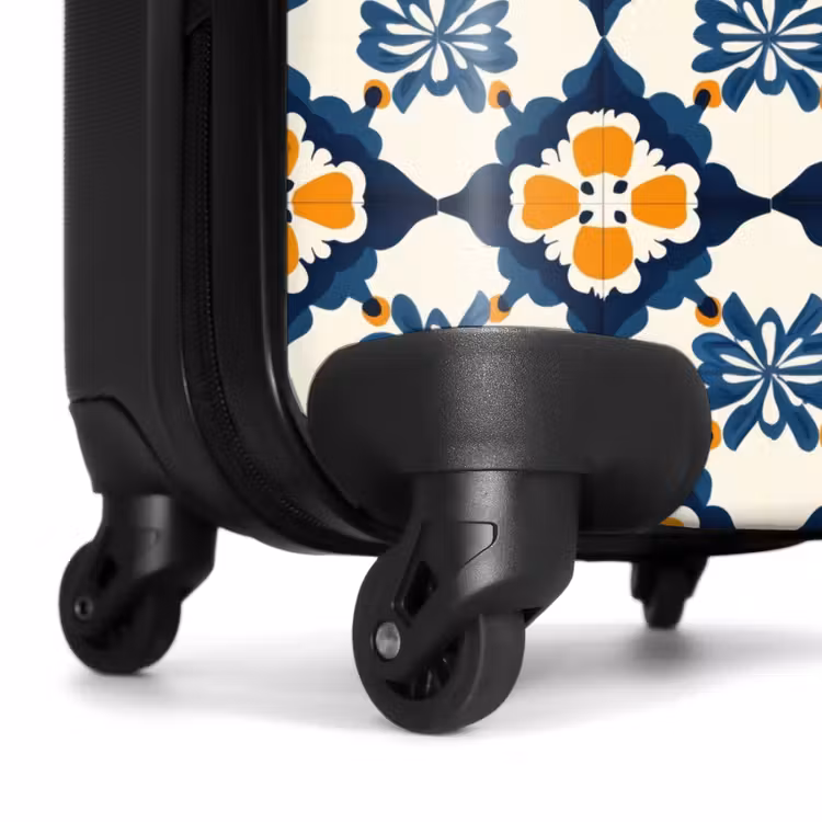 Suitcase - Classic - Geometric - Blue — 7