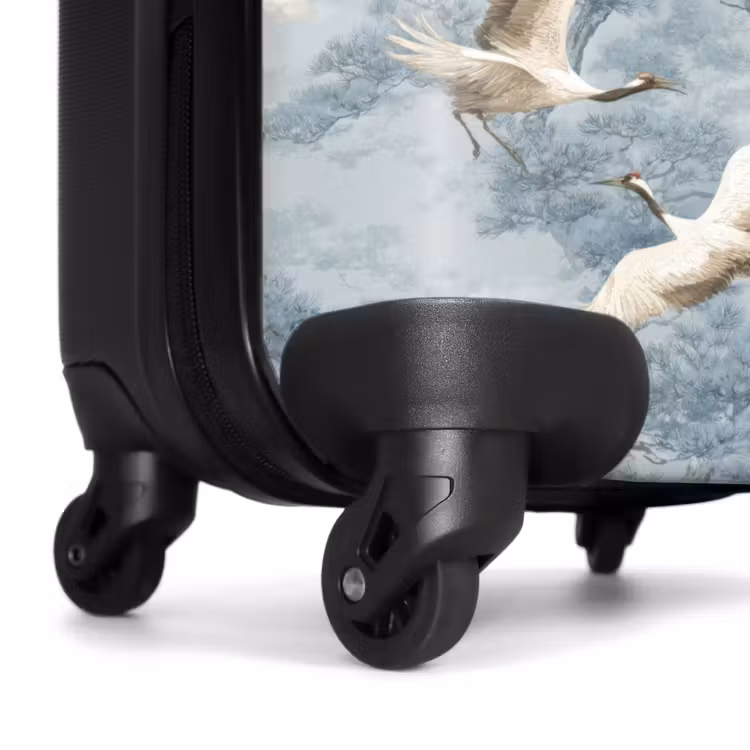 Suitcase - Clouds - Cranes - Blue — 7