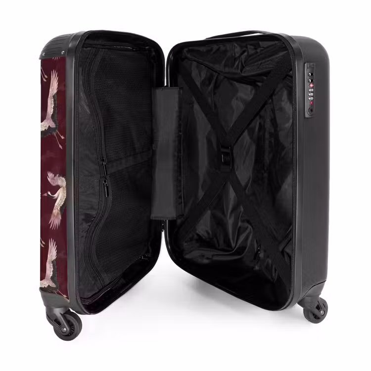 Suitcase - Crane - Classic - Bordeaux — 5