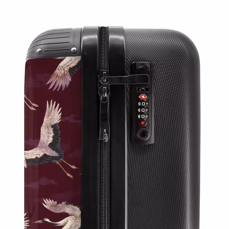 Suitcase - Crane - Classic - Bordeaux — 6