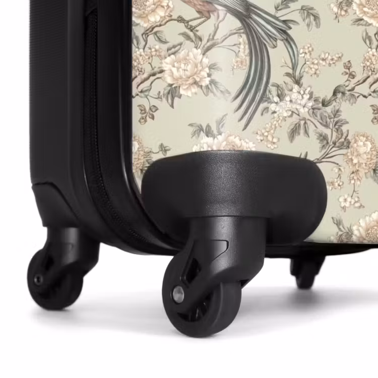 Suitcase - Flower - Bird - Colorful — 7