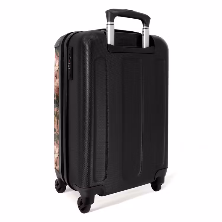 Suitcase - Flowers - Classic - Pink — 4