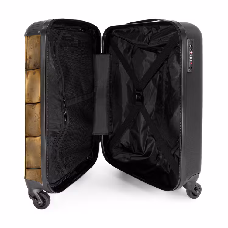 Suitcase - Geometric - Tiles - Gold — 5