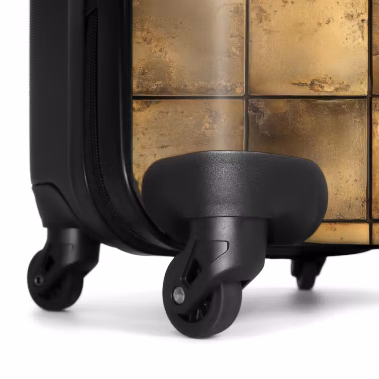 Suitcase - Geometric - Tiles - Gold — 7