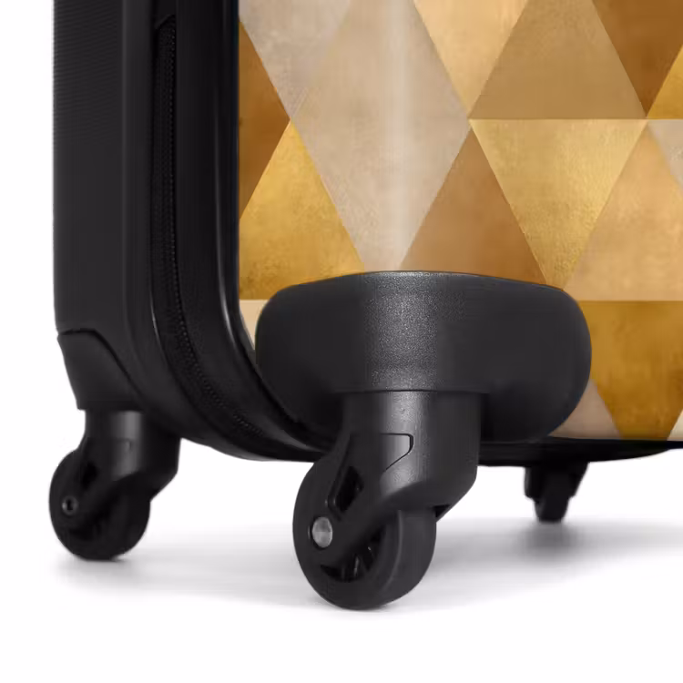 Suitcase - Geometric - Triangle - Gold — 7