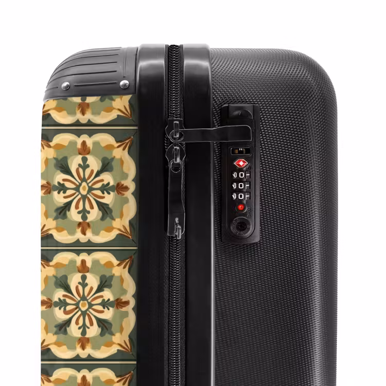 Suitcase - Ornament - Pattern - Green — 6