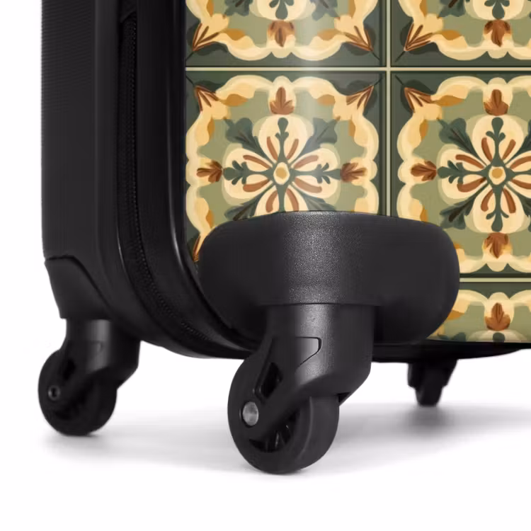 Suitcase - Ornament - Pattern - Green — 7