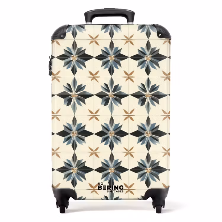 Suitcase - Ornamental - Ornament - Blue — 1