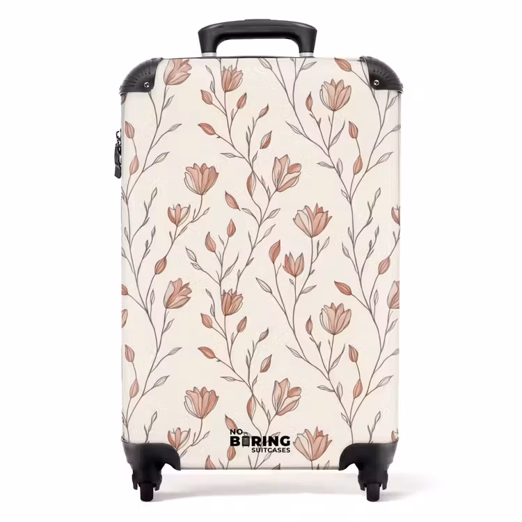Suitcase - Pattern - Classic - Pink — 1