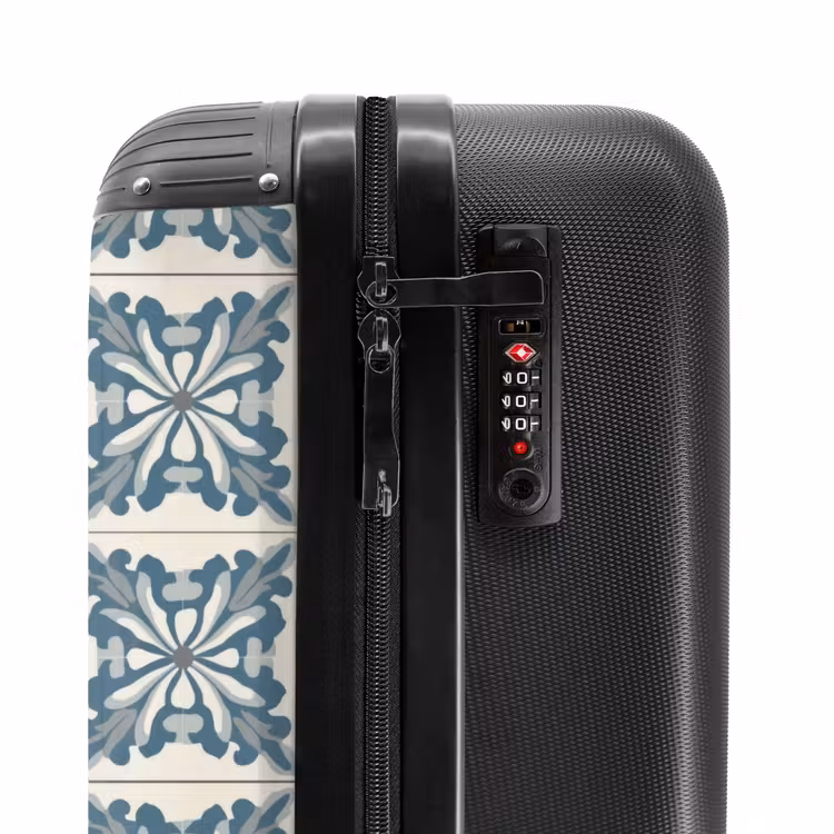 Suitcase - Pattern - Tile - Blue — 6
