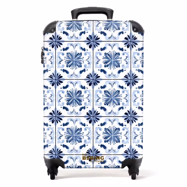 Suitcase - Pattern - Tile - Blue — 1