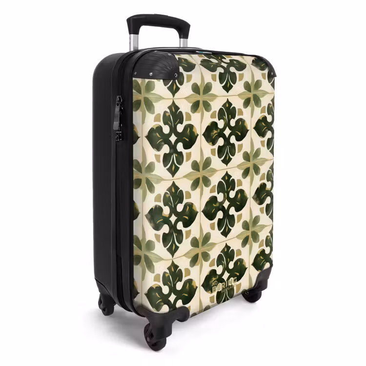 Suitcase - Pattern - Tile - Green — 2