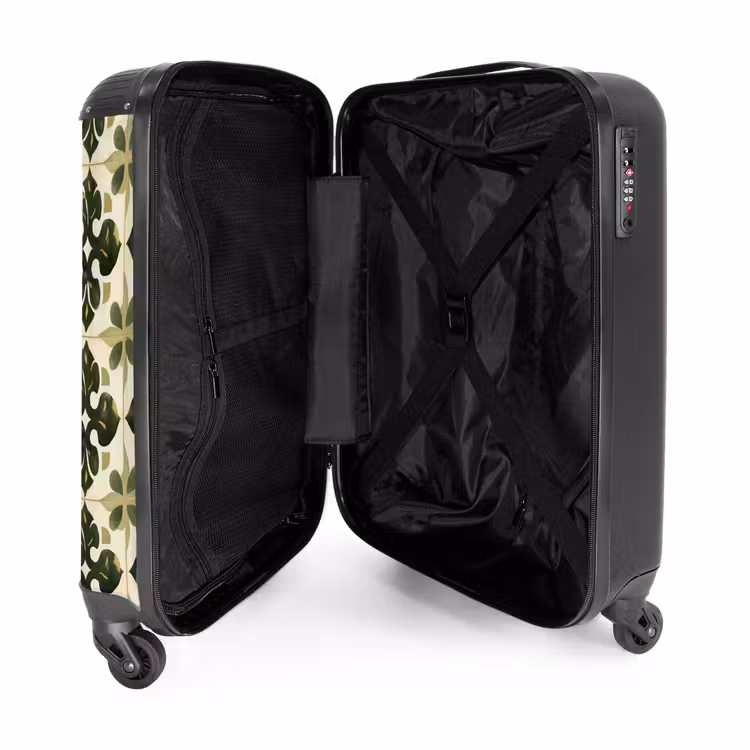 Suitcase - Pattern - Tile - Green — 5