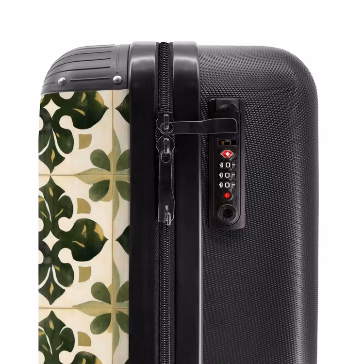 Suitcase - Pattern - Tile - Green — 6