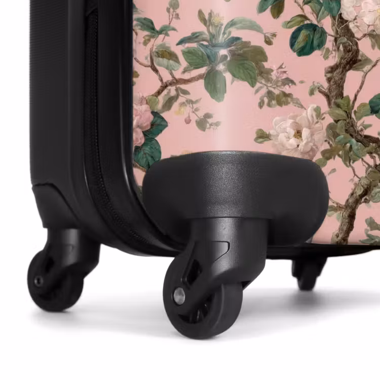 Suitcase - Peonies - Botanical - Bird — 7