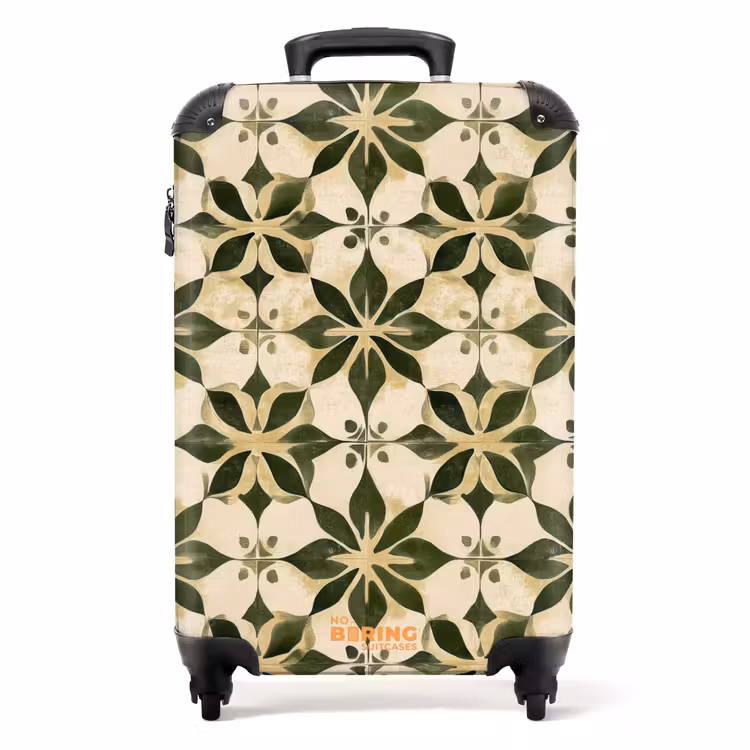 Suitcase - Tile - Pattern - Green — 1