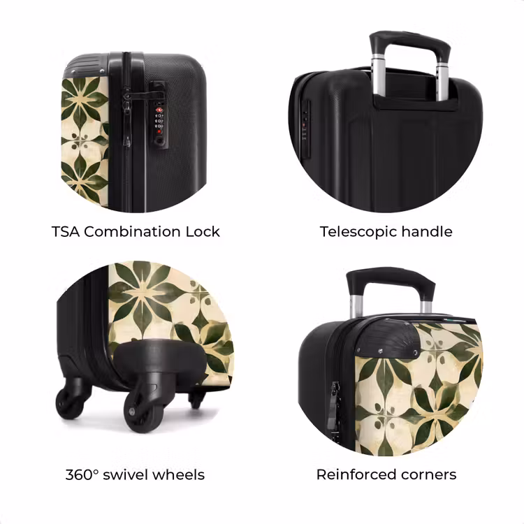 Suitcase - Tile - Pattern - Green — 8