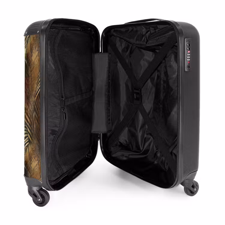 Suitcase - Tropical - Leaves - Gold — 5