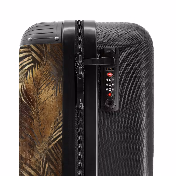 Suitcase - Tropical - Leaves - Gold — 6
