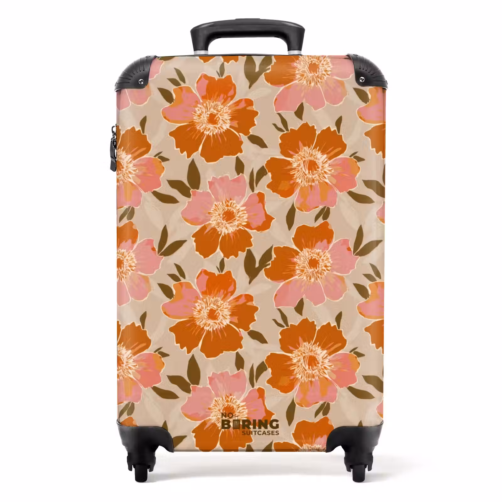 Suitcase - Flowers - Motif - Retro — 1