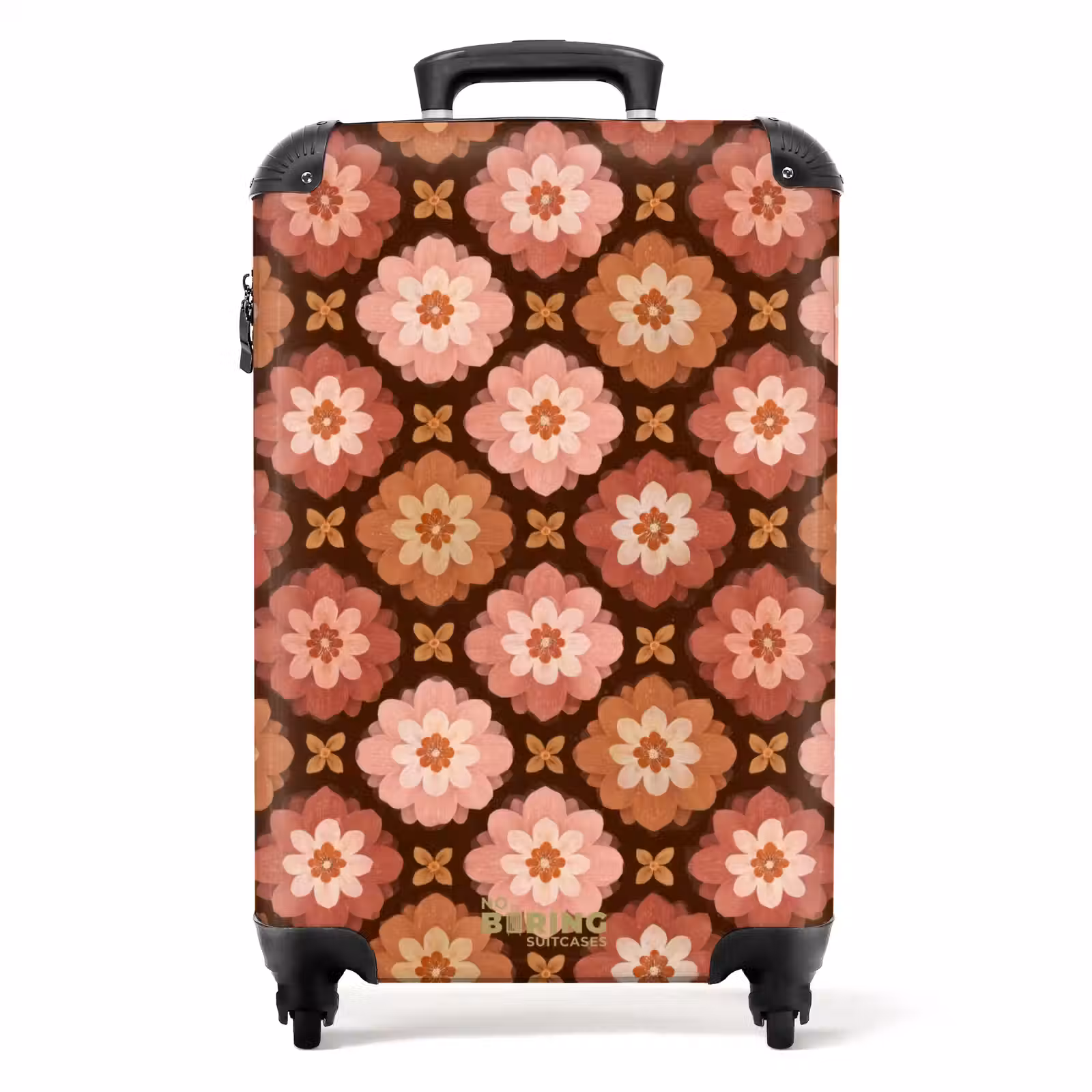 Suitcase - Geometric - Floral - Colorful — 1