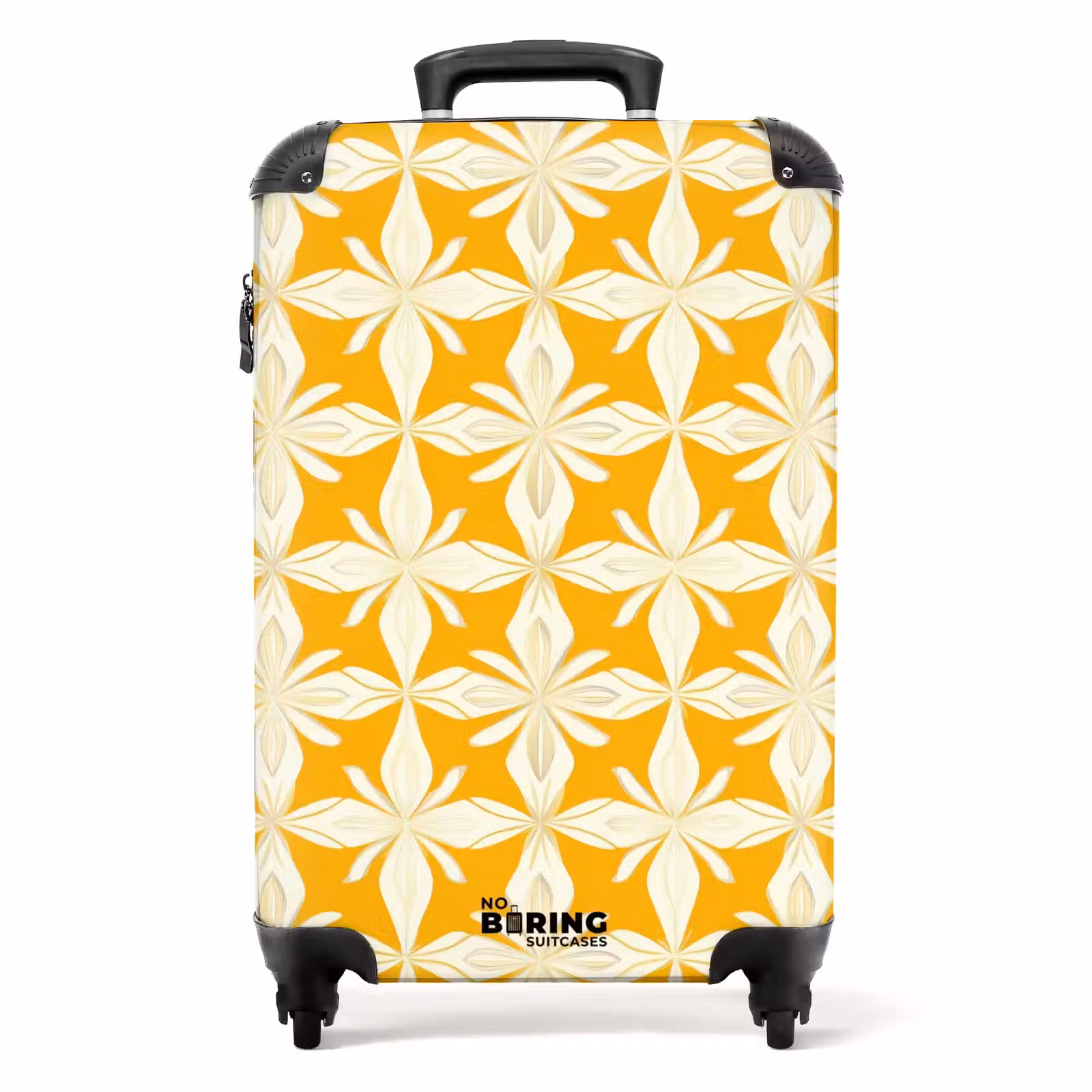 Suitcase - Pattern - Retro - Yellow — 1