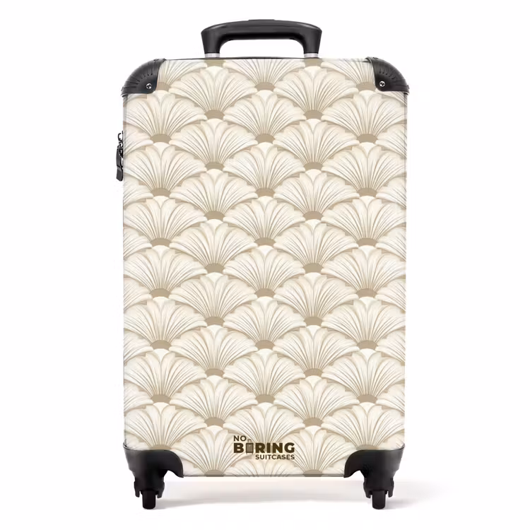 Suitcase - Classic - Art - Beige — 1