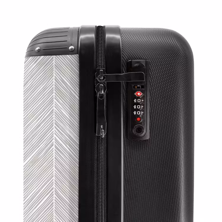 Suitcase - Classic - Herringbone - Gray — 6