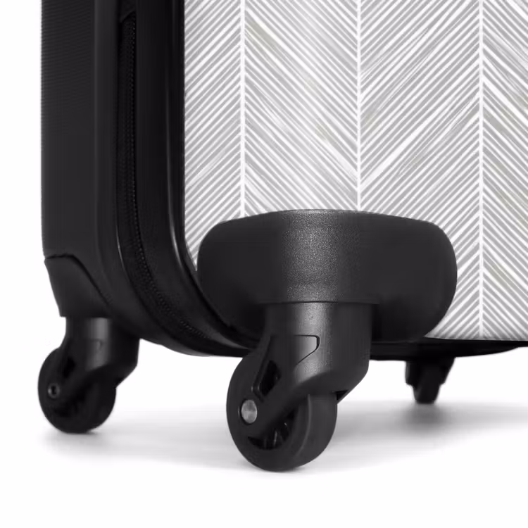 Suitcase - Classic - Herringbone - Gray — 7