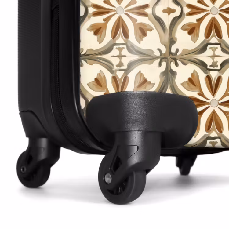 Suitcase - Decorative tile - Pattern - Brown — 7