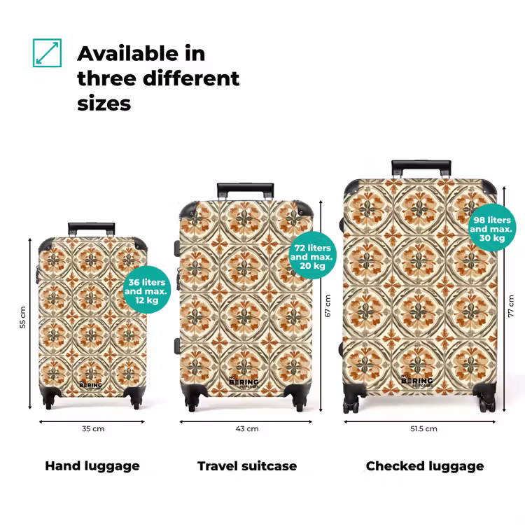 Suitcase - Elegant - Antique - Colorful — 3